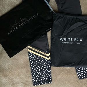 White Fox Boutique x Sarah’s Day black out legging